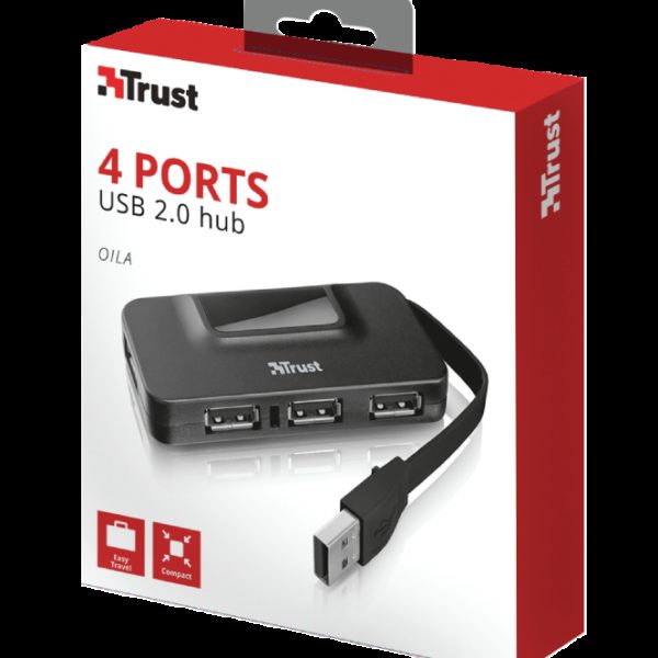 HUB TRUST Oila 4 Port USB 2.0 Hub