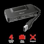 HUB TRUST Oila 4 Port USB 2.0 Hub