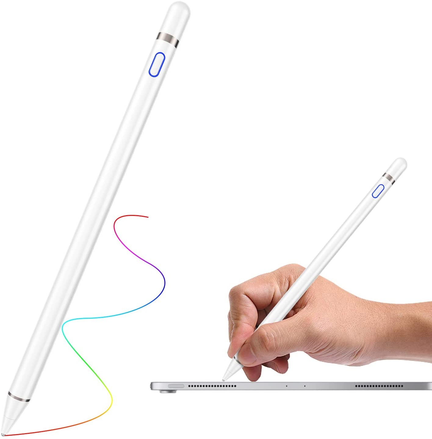 Acquista Penna touch AIEACH per tablet penna stilo attiva per telefono  Apple iPad Pro matita Xiaomi Samsung Huawei penna per tablet