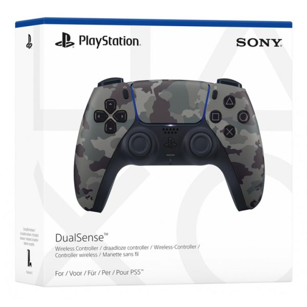 PS5 DualSense Grey Camo