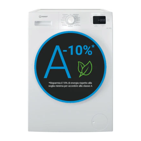 Lavatrice a libera installazione a carica frontale Indesit: 10,0 kg - IM 1072 MY TIME IT